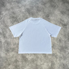 Mertra Printed T-Shirt White/Green Camouflage