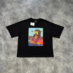 Mertra Mona Printed T-Shirt Black