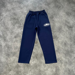 Corteiz Crtz Zip-Up Tracksuit Dark Blue
