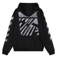 OFF-WHITE Diag Scribble Hoodie