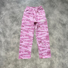 Corteiz Straight pants Pink Camouflage