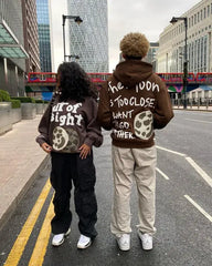 Broken Planet Out Of Sight Hoodie Brown