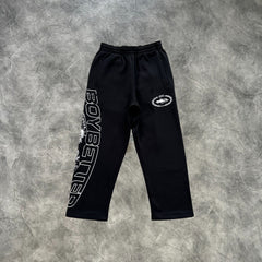 Corteiz BBK Royale Zip-Up Tracksuit Black