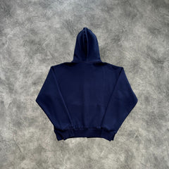 Corteiz Thick Stitch Zip-Up Tracksuit Navy Blue