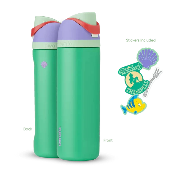 Owala FreeSip Insulated Water Bottle Disney Princess Collection 24 oz- Rapunzel
