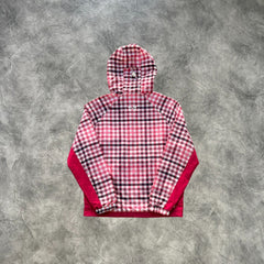 Mertra Plaid Pullover Jacket Red