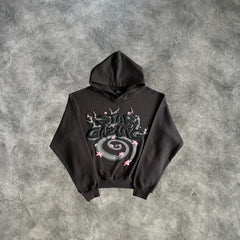 Broken Planet Star Glazing Hoodie Black