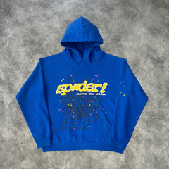 Sp5der Web Tracksuit Blue/Yellow