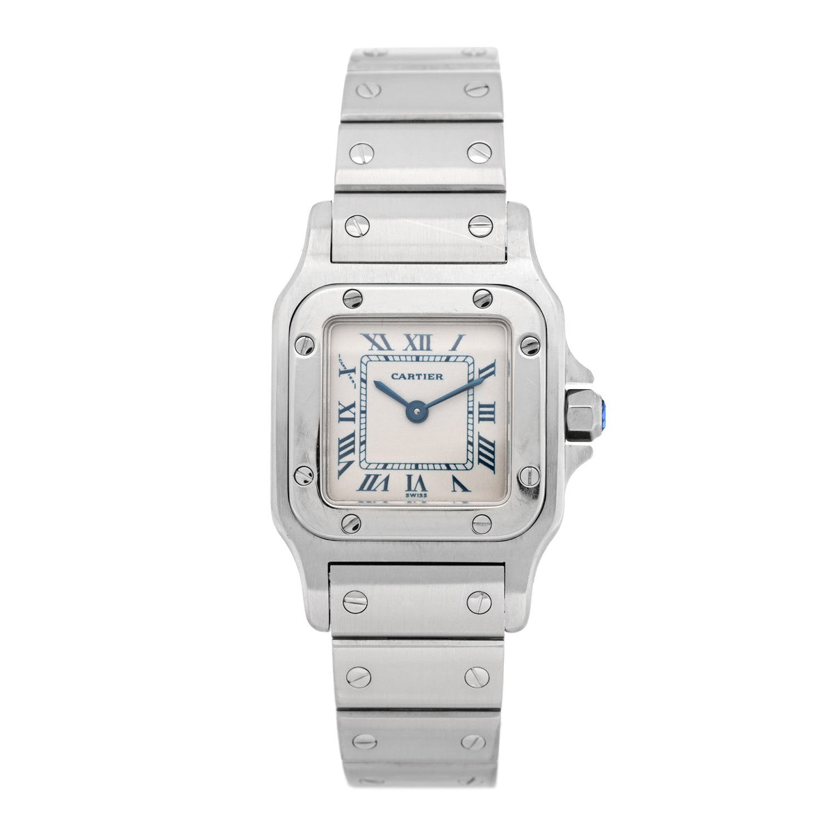 Stainless Steel 24mm Santos de Cartier Galbee Quartz Watch