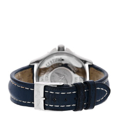 Stainless Steel Calfskin 32mm Colt Oceane Quartz Watch Blue A77350