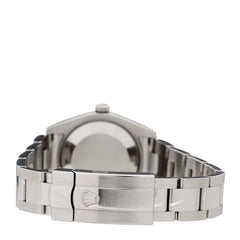 Stainless Steel 31mm Oyster Perpetual Datejust Watch Black Roman 178240