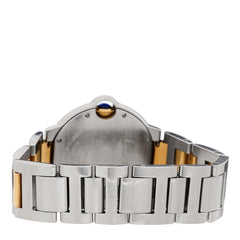 Stainless Steel 18K Yellow Gold 36mm Ballon Bleu De Cartier Automatic Watch