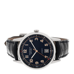 Stainless Steel Alligator 40mm CT60 3-Hand Automatic Watch Blue