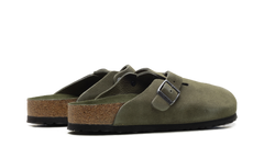 Boston BS Suede Leather Olive 1030879
