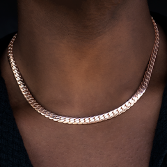 South Beach Cuban? Chain in Rose Gold- 8mm