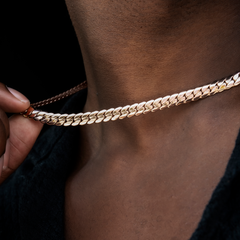 South Beach Cuban? Chain in Rose Gold- 8mm