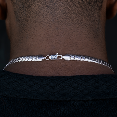 South Beach Cuban? in White Gold- 8mm