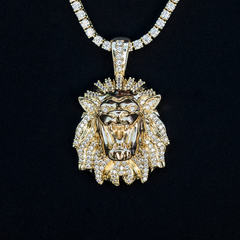 Iced Lion Pendant