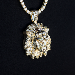 Iced Lion Pendant