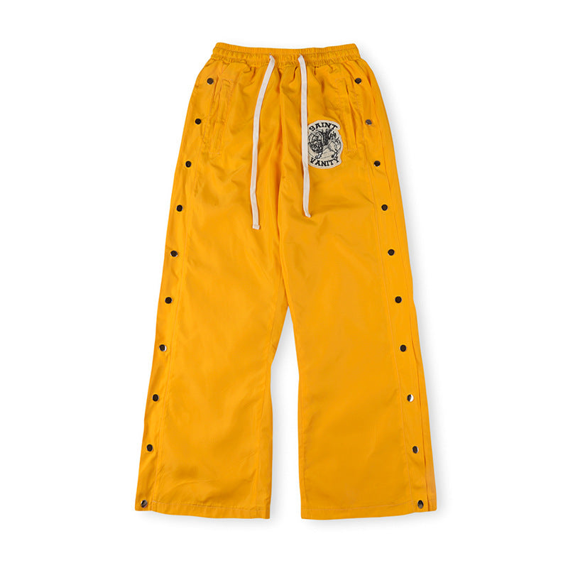 SAINT VANITY  Nylon Hooded Track  Pants Yellow