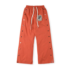 SAINT VANITY  Nylon Hooded Track  Pants Orange