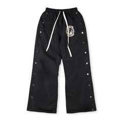 SAINT VANITY  Nylon Hooded Track  Pants Black
