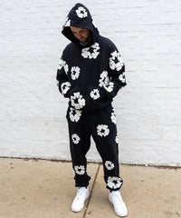 Denim Tears The Cotton Wreath Sweatpants Black