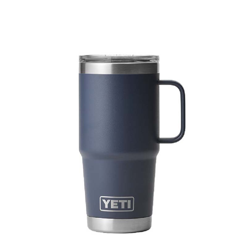 YETI Navy Rambler 20oz Travel Mug