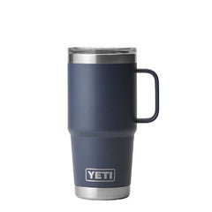 YETI Navy Rambler 20oz Travel Mug