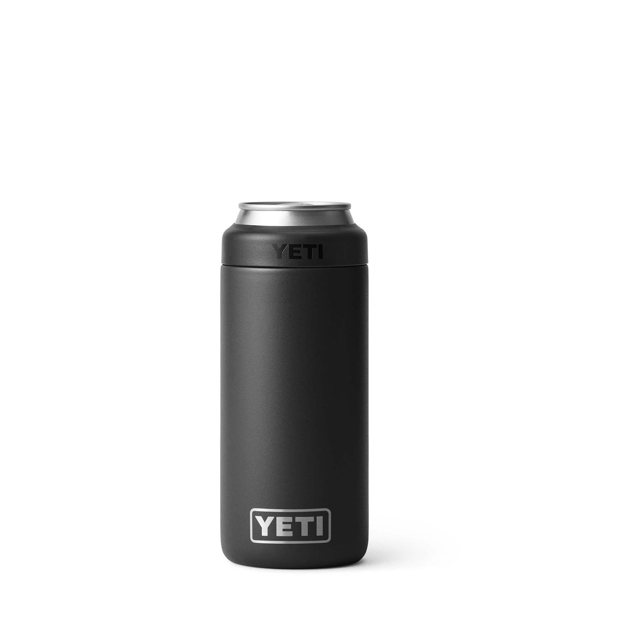 Black Rambler 12oz Slim Can Colster
