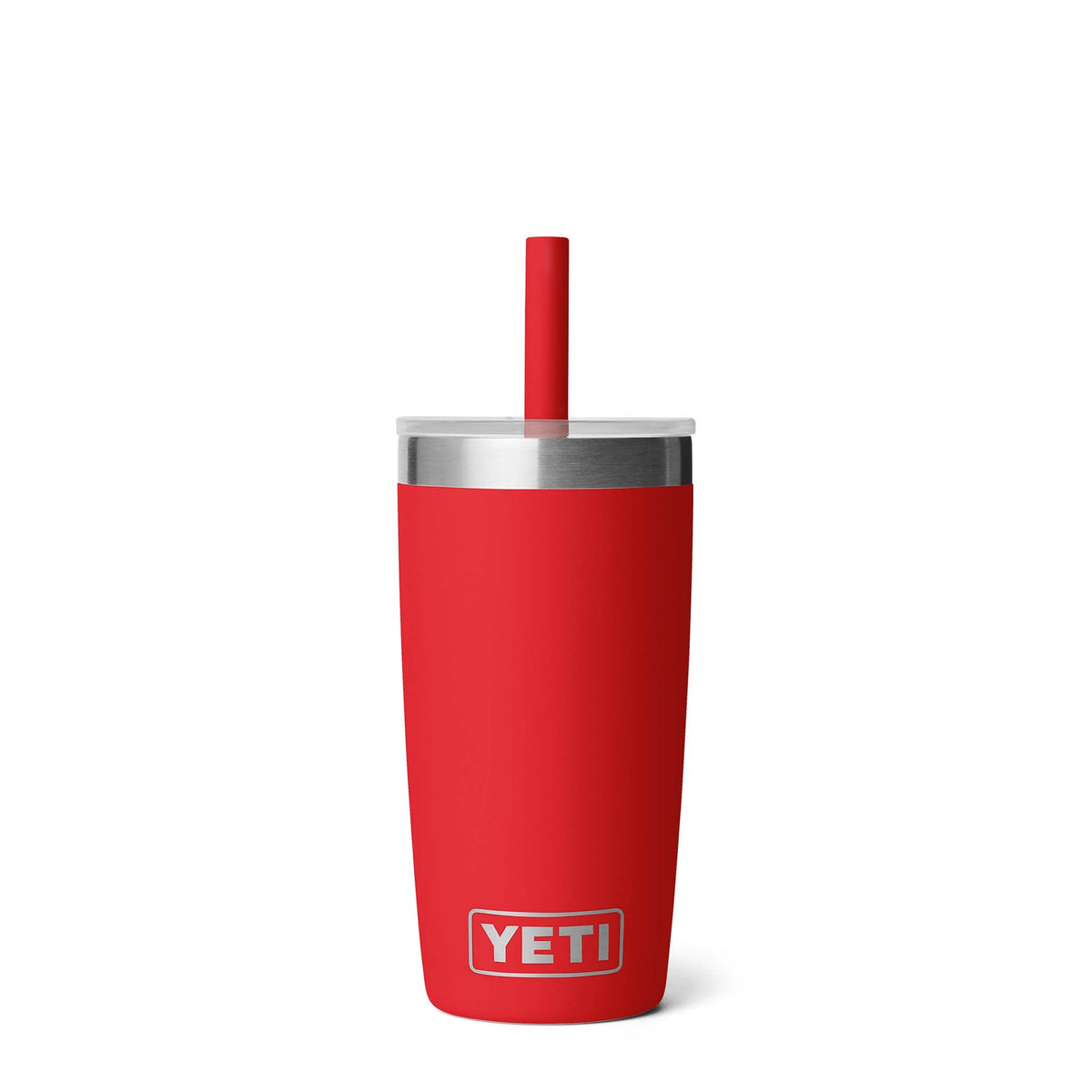 YETI Rescue Red Rambler 10oz Tumbler with Silicone Straw
