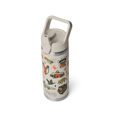 YETI Cape Summer Camp Rambler 18oz Straw Bottle