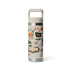 YETI Cape Summer Camp Rambler 18oz Straw Bottle