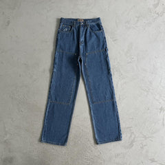 EMBOSSED C-STAR DENIM WORK PANT