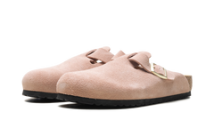 Boston Suede Leather Sandals Light Rose 1026139
