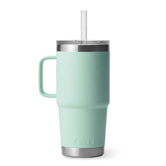 YETI Seafoam Rambler 25oz Straw Mug