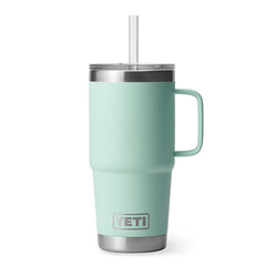 YETI Seafoam Rambler 25oz Straw Mug