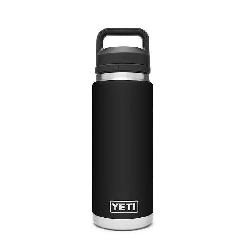 YETI Black Rambler 26oz Chug Bottle