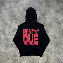 Syna Nem Rents Due Hoodie Black/Red