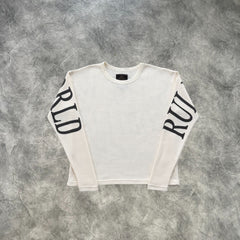 Corteiz Rules The World Long Sleeves T-Shirt Off White