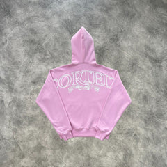 Corteiz Superior Royale Zip-Up Hoodie Pink