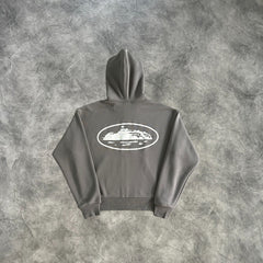 Corteiz Zip-Up Tracksuit Grey