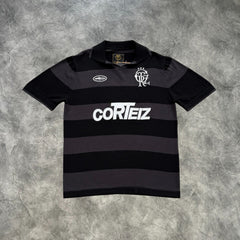 Corteiz Striped Knit Jersey Black