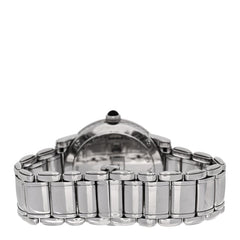 Stainless Steel Diamond 38mm Classic Quartz Watch Black