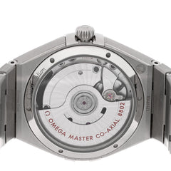 Stainless Steel Diamond 34mm Constellation Co-axial Master Chronometer Automatic Watch Blue 131.10.34.20.53.001