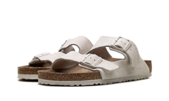 ARIZONA SOFT FOOTBED Suede Leather - Antique White 1024554