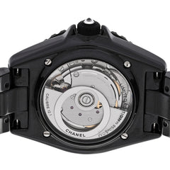 Stainless Steel Ceramic 38mm J12 Limited Edition Mademoiselle Couture Automatic Watch Black