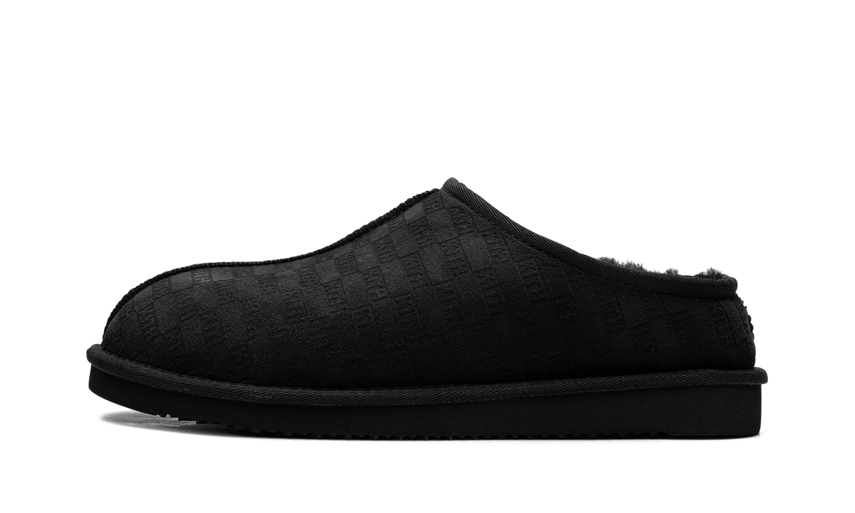 Kithmas Monogram Shearling Slippers Black khmsh0004 001