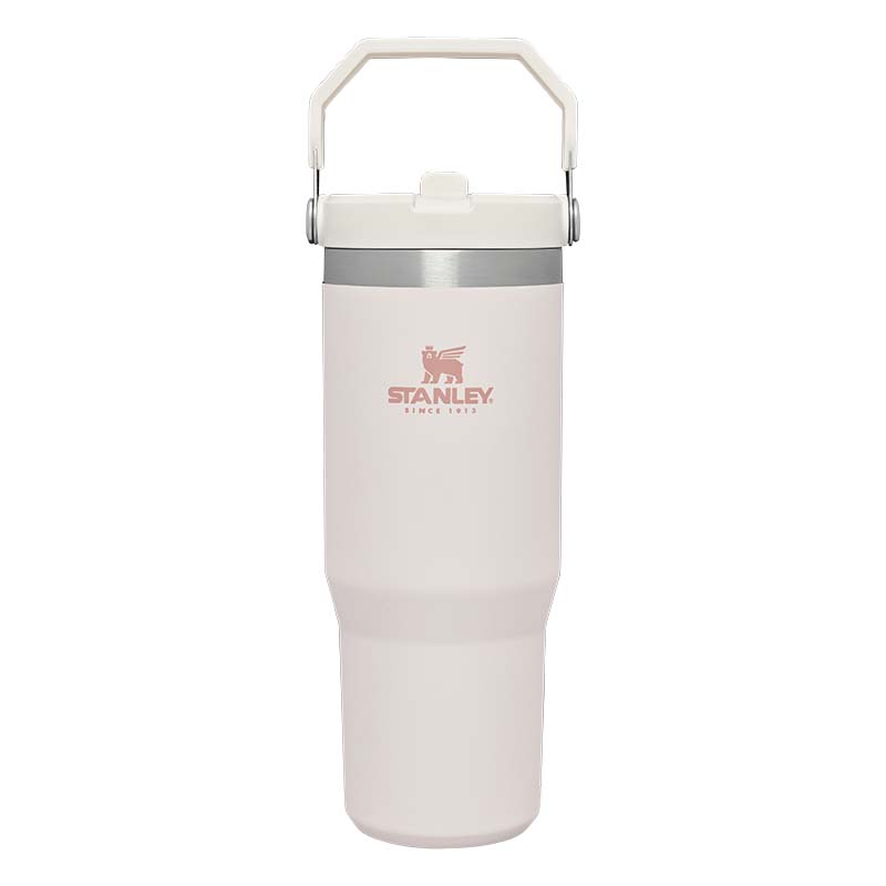 Stanley The 30oz IceFlow Flip Straw Tumbler in Rose Quartz