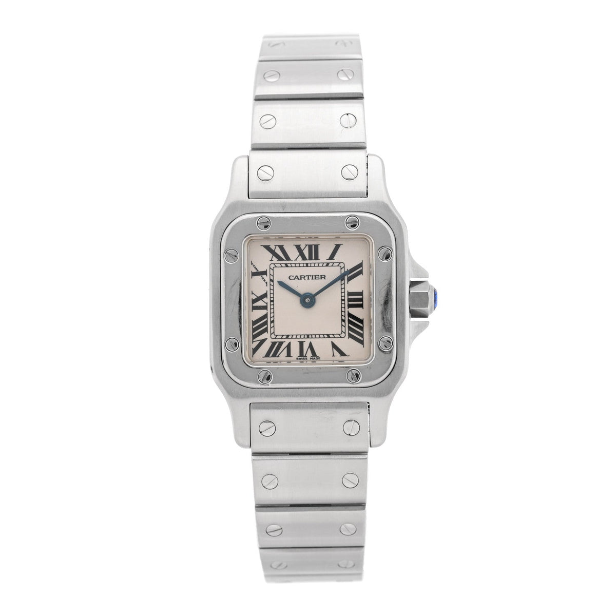 Stainless Steel 24mm Santos de Cartier Galbee Quartz Watch